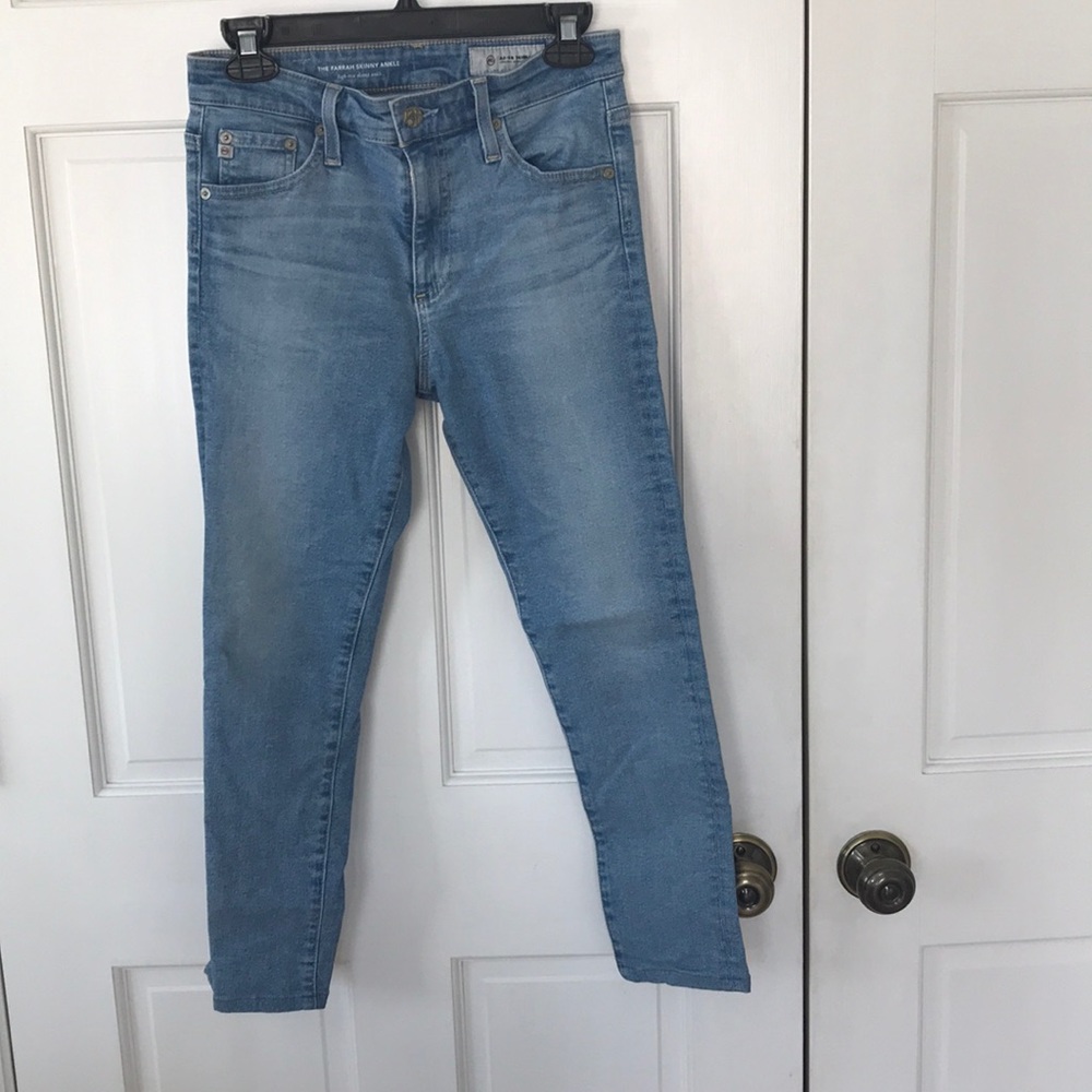 AG Farrah skinny-high rise ankle jeans 27R
